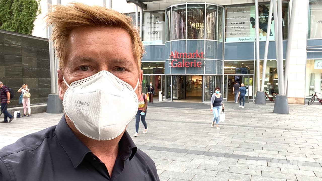 Kay Zimmer von schuhplus on Tour in der Altmarkt-Galerie in Dresden