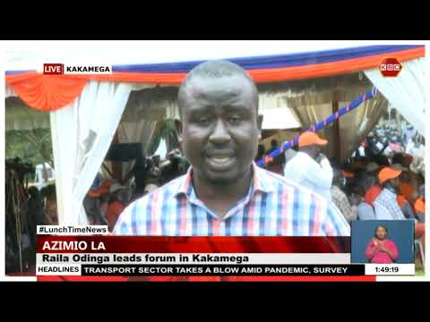 Live: Raila in