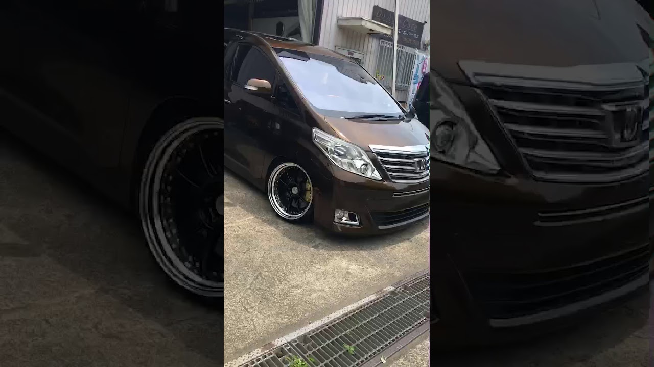 アルファード 車高調で シャコタン