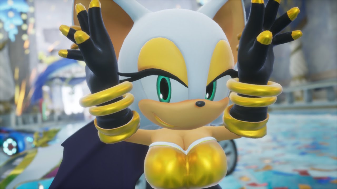 Gold Style Rouge in Sonic Racing CrossWorld