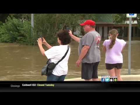 KBTX - Hundreds of La Grange residents displaced after historic flood