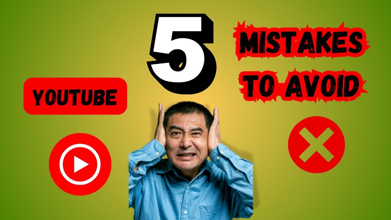 5 mistakes to avoid when starting a YouTube channel | Digitize - YouTube