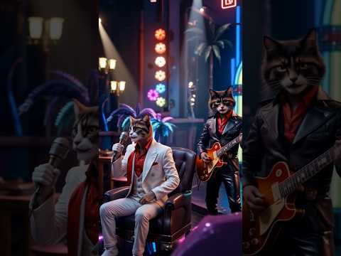 انا بشحت بالجيتار Cat هاف Funny Cute Cutecat Music Song Comedy Animation Cartoon