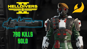 Helldivers 2: Bugs Solo Max Difficulty - WASP & Double Barrage Build (Deathless / Full Clear)