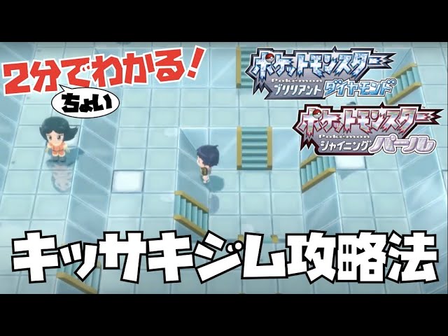 ポケモン - キッサキシティのアザラシ ポケモンダイパリメイク】キッサキシティのマップと攻略情報