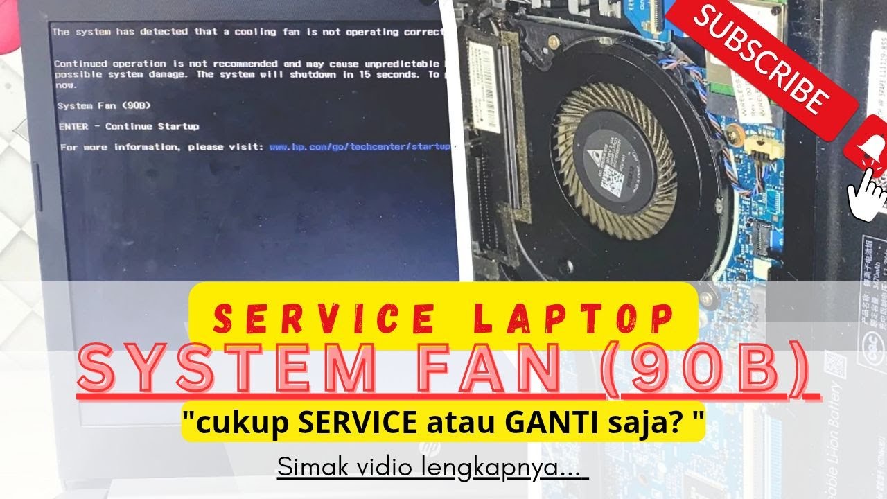 ⚠️ System Fan (90B) | cukup di SERVICE atau GANTI aja? - YouTube