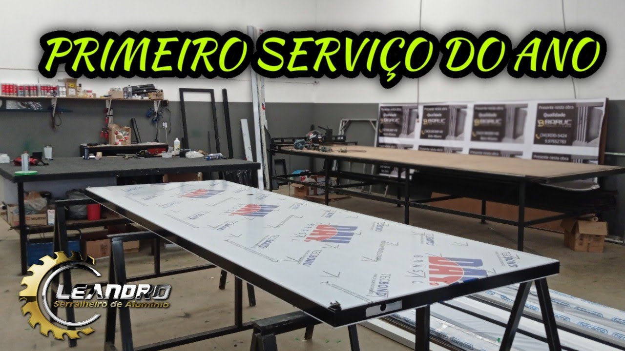 Porta de acm foi nosso primeiro serviço do ano!!!