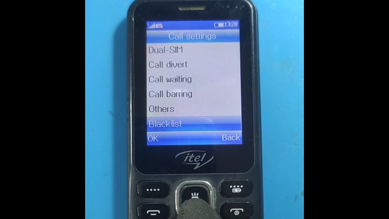 itel it5027 blacklist setting 