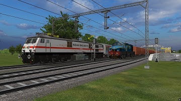 20504 New Delhi - Dibrugarh Rajdhani Express || Blows past oldie WDM2 at JPE || MSTSOR