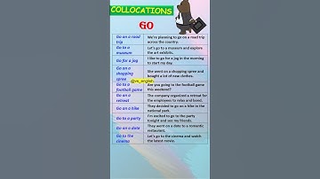 English Collocations with "GO" | Important Collocation #collocations #collocation #english #shorts