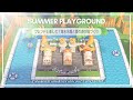 【あつ森】動画でのみ公開！海水浴場と流れるプールで友達と遊ぶよ〜！ / どうぶつたちの暮らす自然な島 / 【島クリエイト】Animal Crossing New Horizons_ 087