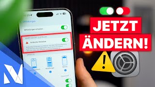 VERSTECKTE iPhone Einstellungen, die du SOFORT ändern solltest! (iOS 17.x) | Nils-Hendrik Welk