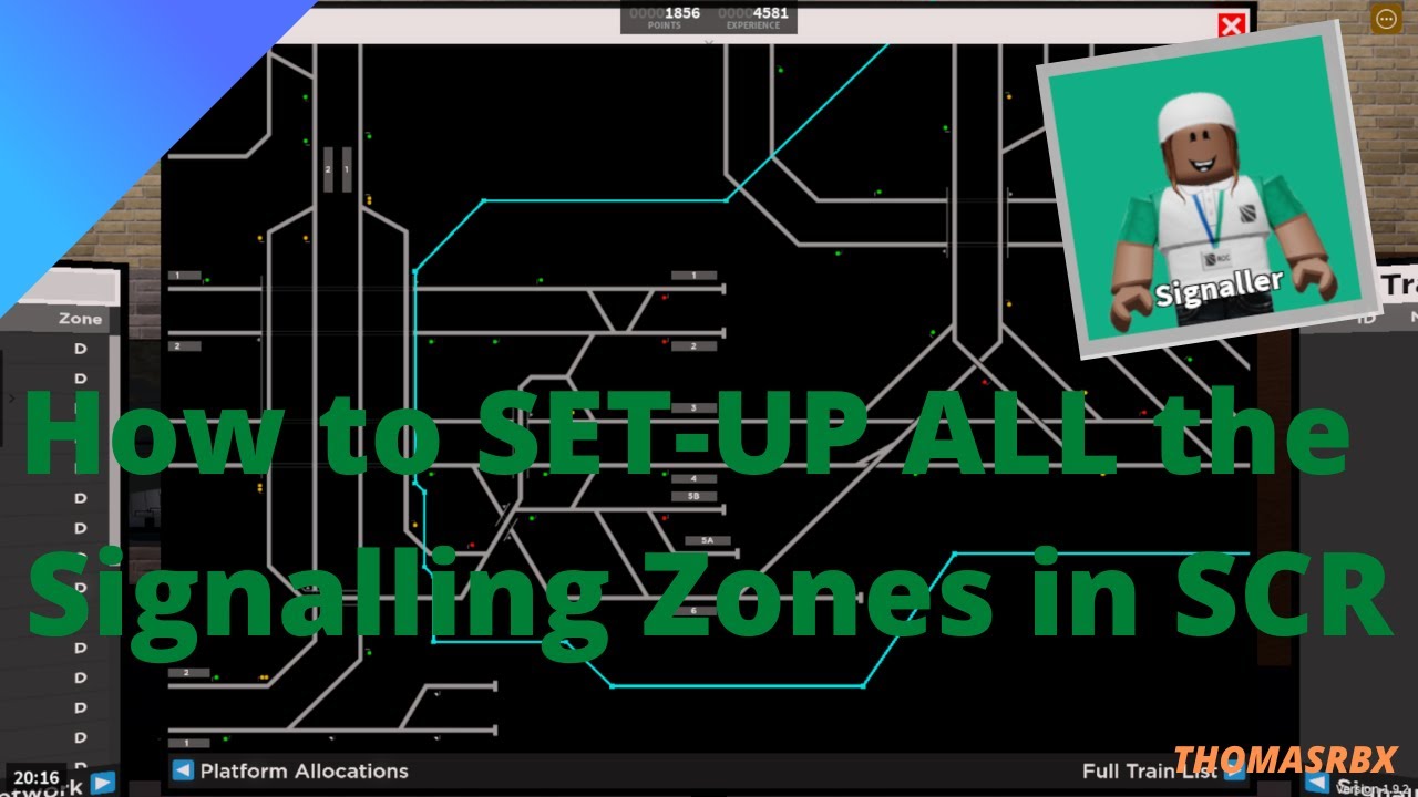 How to SET-UP ALL of the SCR Signalling Zones | SCR V1.9.2 | ThomasRBX ...