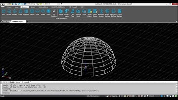ActCAD-3d mesh Dome
