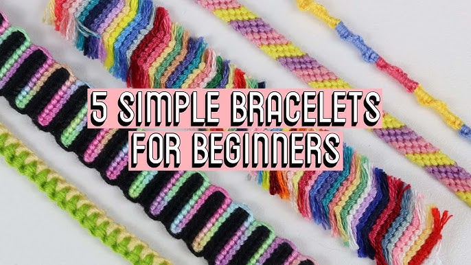 Easiest Friendship Bracelets (3 Ways with Video!) - Gluesticks Blog