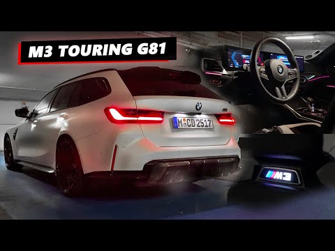 This video is not a test of the #BMW #M3 Touring G81, just the night discovery, the mood lighting and some small details on this BMW M3 interior. In passing some sequences of accelerations....