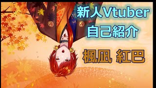 「新人Vtuber　楓凪 紅巴です！【自己紹介】【初配信告知】」のサムネイル