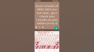 Go and Check your Results Now🤗🤞 #shorts #mnsresults #MNS2021