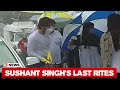 Sushant Singh Rajput's funeral: Late Actor's Family & Friends Gather At Crematorium
