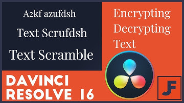 Text Scramble Fix  - Encrypting Counter - Text+ Davinci Resolve Scrambled text