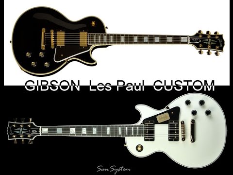 GIBSON Les Paul Custom,  Black or White ?