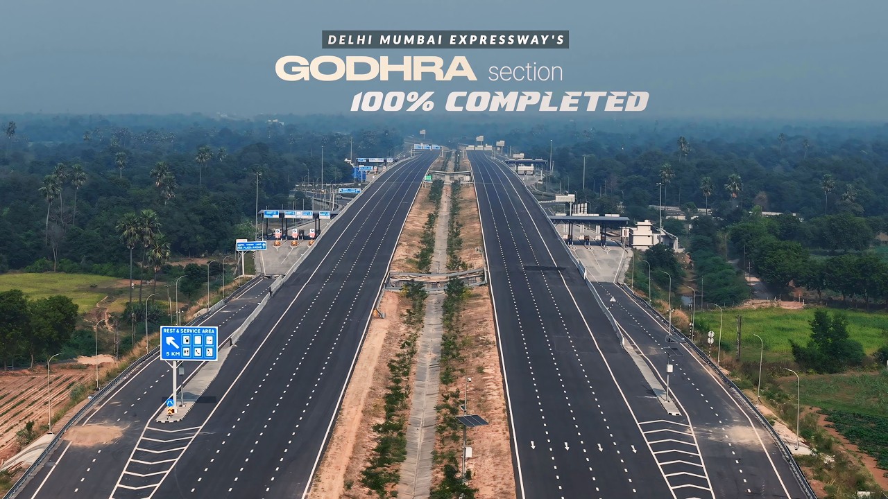 Delhi Mumbai Expressway Is 100% Completed At Godhra Section | Sohna ...