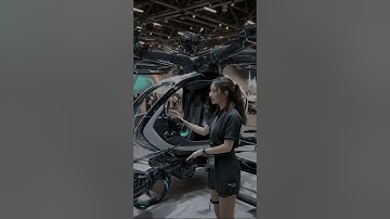2025 Robot Expo: New AI Passenger Drone Flight Test #drone #robotics #expo
