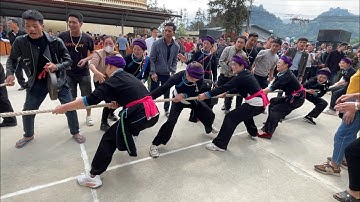 Kéo co nữ kịch tính đến từng giây phút (Lễ hội Xuống Đồng Tày - Nùng Lào Cai)