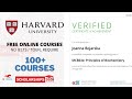 Harvard university free online course 2023  complete online apply procedure