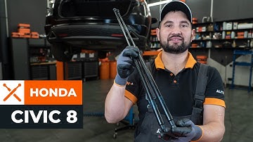 Hoe een gasveer achterklep vervangen op een HONDA CIVIC 8 [HANDLEIDING AUTODOC]