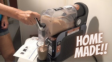 Ninja Slushie Chocolate Milkshake | How to Make a Milkshake in the Ninja Slushi Machine