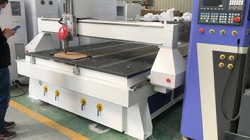 Acctek AKM2030 cnc router machine testing video