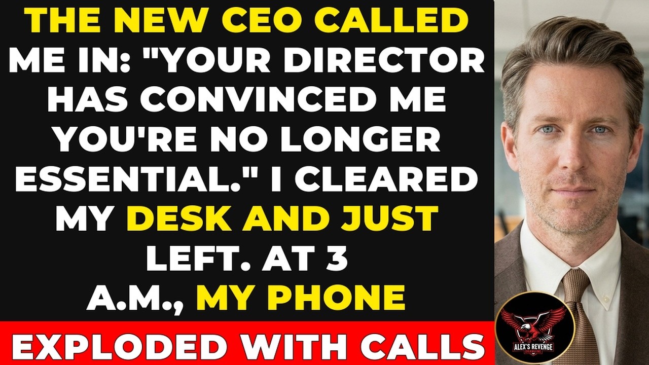 After 18 years of building my company from the ground up, I was called into the boardroom and told my role was "no longer essential." The new tech director, a man who couldn't read a thermal...