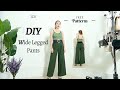 DIY Sewing Wide Legged Pants | FREE Sewing Patterns | Zoe DIY