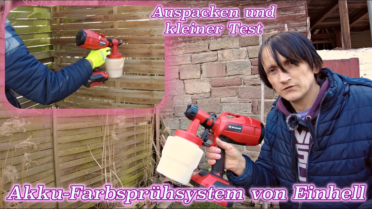 Einhell Akku-Farbsprühsystem TC-SY 18/60