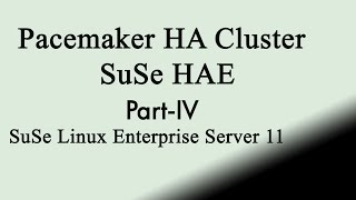 Suse linux HAE clustering part4-indroduce to Hawk and pacemaker GUI tool