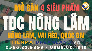 ĐẤT NỀN QUỐC OAI | 4 lô đất tại TĐC Vai Réo, Quốc Oai