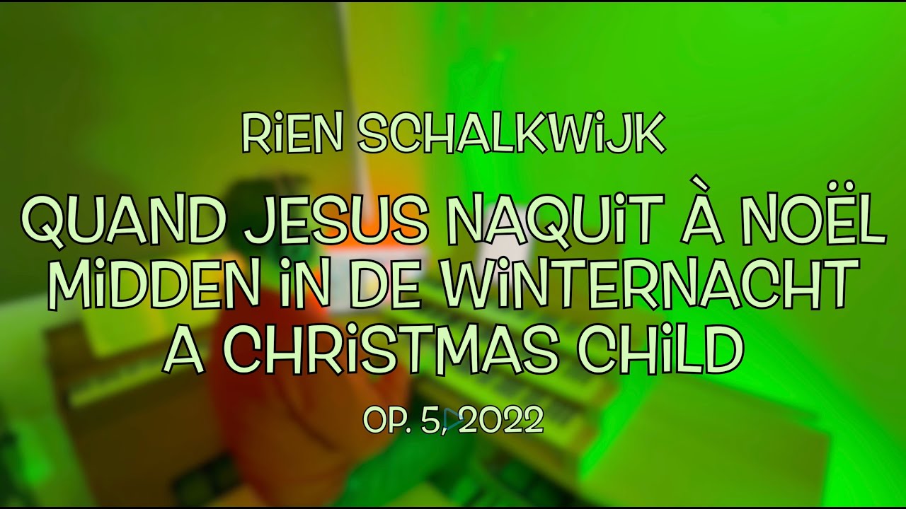 FREE SHEET MUSIC: Quand Jesus naquit à Noël (Midden in de Winternacht