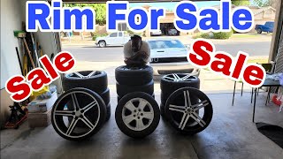 Going Broke! Selling All My Rims.
