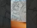 Drawing of Ram ji and Hanuman ji 🙏🙏#artshorts #trendingshorts #viralvideo
