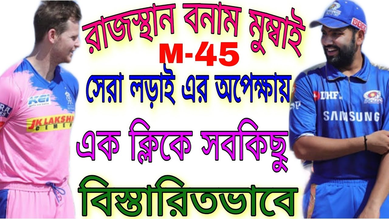 IPL 2020: RR VS MI Playing 11 || Match Predictions || Weather and Pitch Report || Go Sport