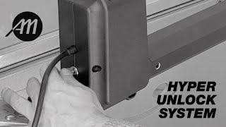 Gearmotor for swing gates. Hyper manual unlock system