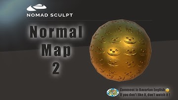 Nomad Sculpt - Create a Normal Map - 2 (V1.71 -10.12.2022)