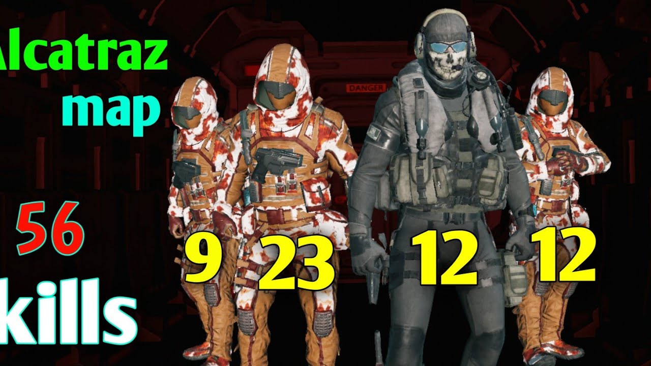 56 kills in Alcatraz Map (BR MODE ) COD MOBILE ; Tactical Boy