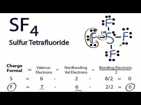 What is the molecular geometry of SF4?
