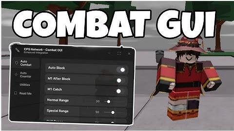 Combat GUI Script | TSB script | The Strongest Battlegrounds Script OP |