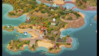 Sims 4 Тартоза Участки, обзор, размеры, пейзажи города. Свадебные истории