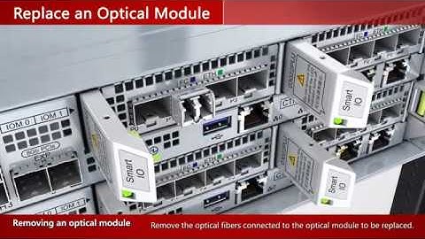 Huawei OceanStor Dorado5000 V3 (NVMe) Replacing an Optical Module
