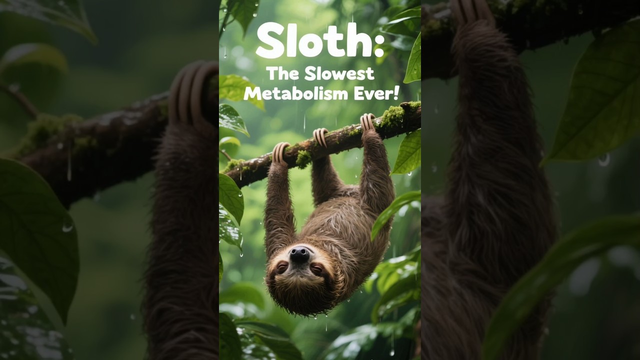 Sloth: The Slowest Metabolism Ever! 