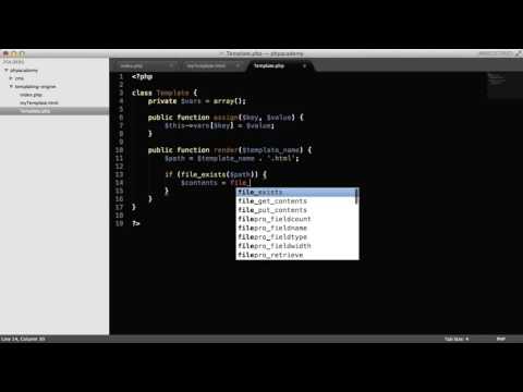 PHP Tutorials  Create a Template Engine Part 1 2